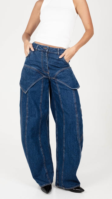 Eugenia Jeans Azul