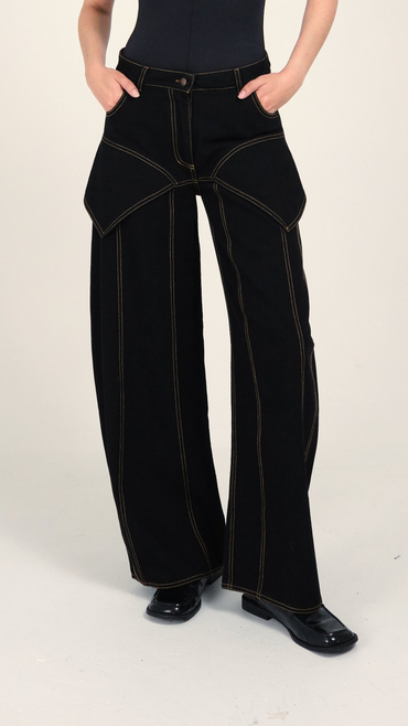 Eugenia Jeans Negro