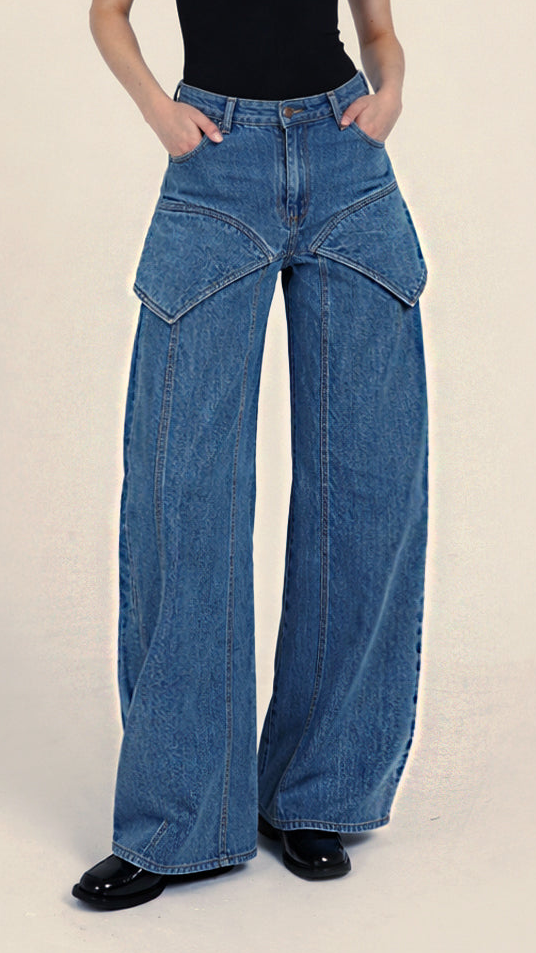 Eugenia Jeans Azul