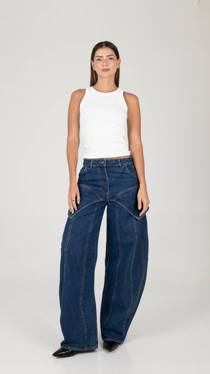 Eugenia Jeans Azul