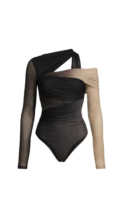 Rosa Body Malla Negro