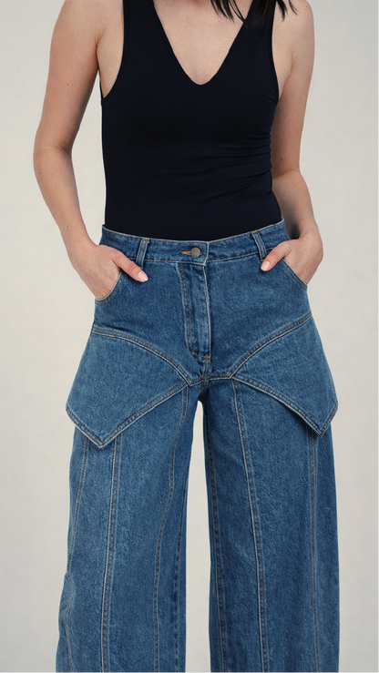 Eugenia Jeans Azul