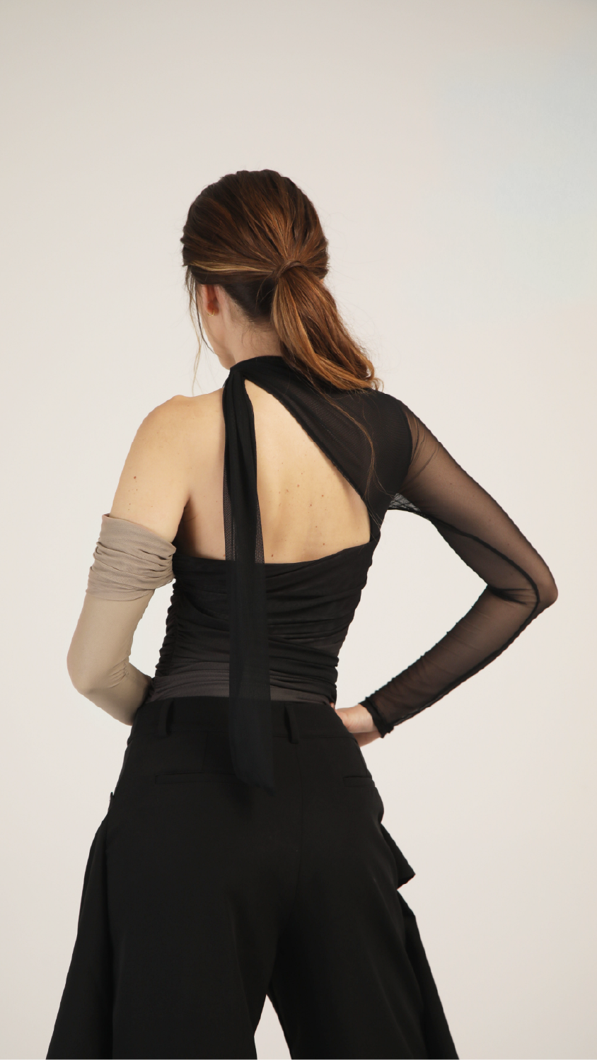 Rosa Body Malla Negro